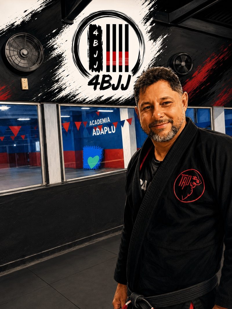 Foto de Paulo César Limeres Brasileiro, Mestre Professor do 4BJJ